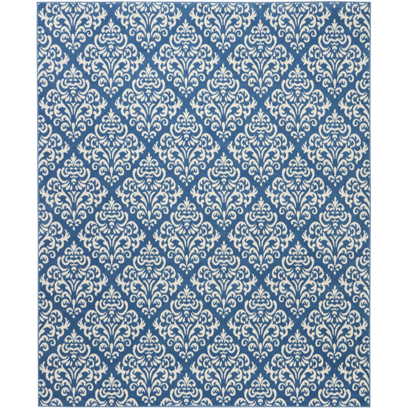 Tapis bleu Bo, Rectangle 7 pi 10 po x 9 pi 10 po