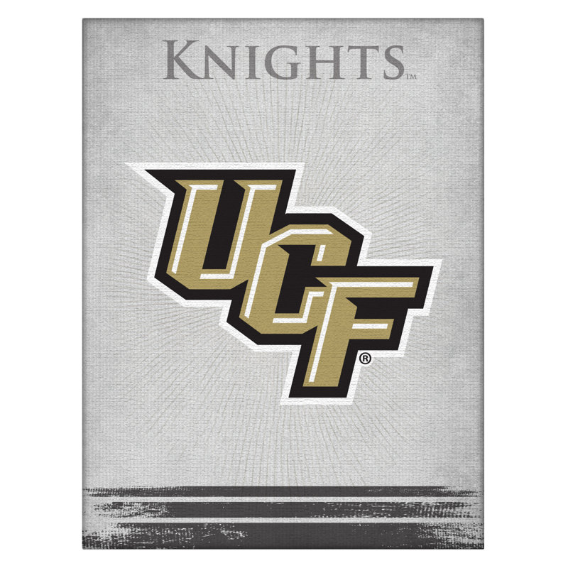 Impression sur toile tendue NCAA, H 15 po x l 20 po x P 1 po, Knights de l'UCF