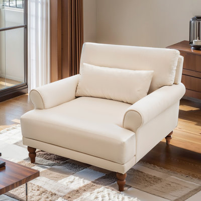 Upholstered Accent Armchair