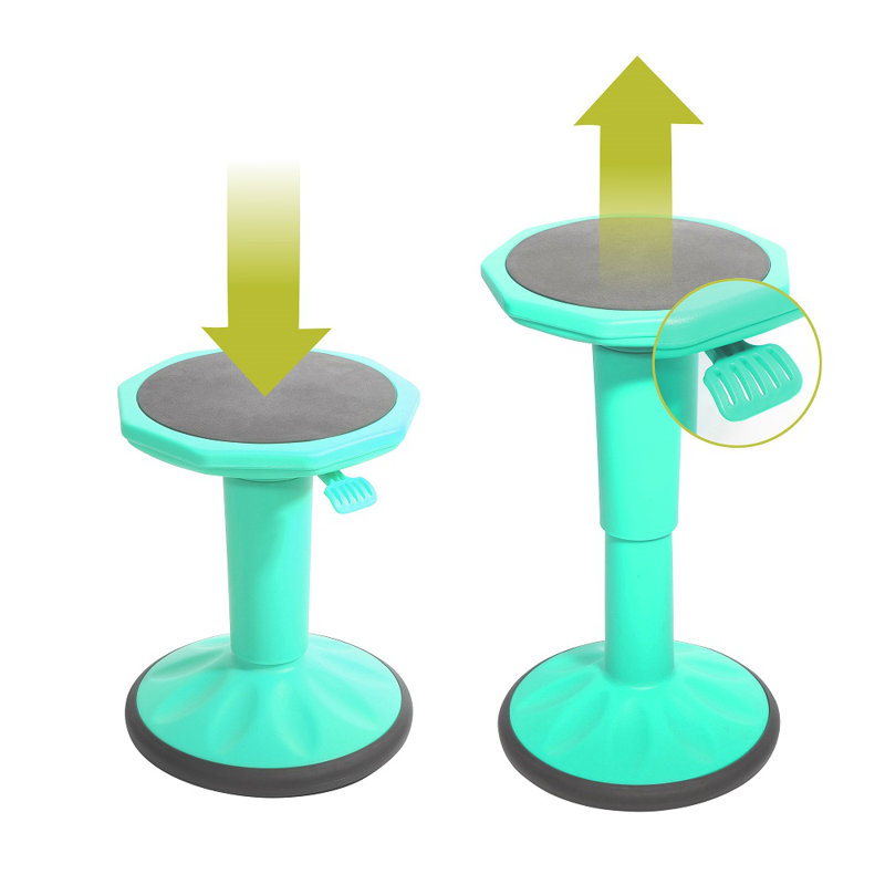 Tabouret actif Free Wobble, Sarcelle