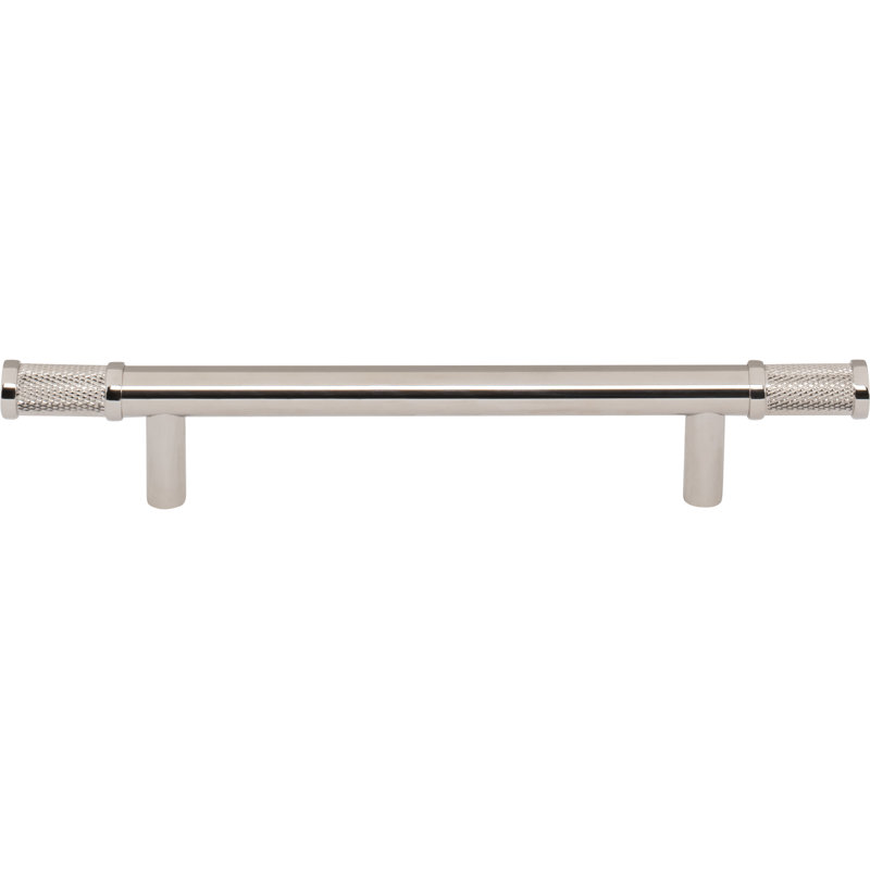 Burnham Bar Pull, Polished Nickel, 5 1/16" Center To Center