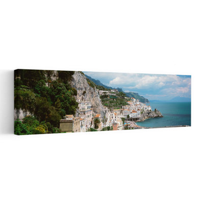 Amalfi, Italy Tranquil Abstract Architecture City Wall Art