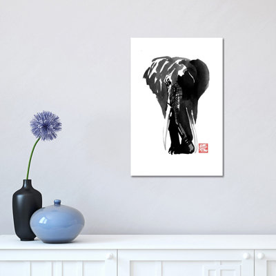 Elephant by Péchane - Print on Canvas