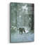 «Winter Encounter-Wolf» par Ron Parker, art mural en verre acrylique,-660025874