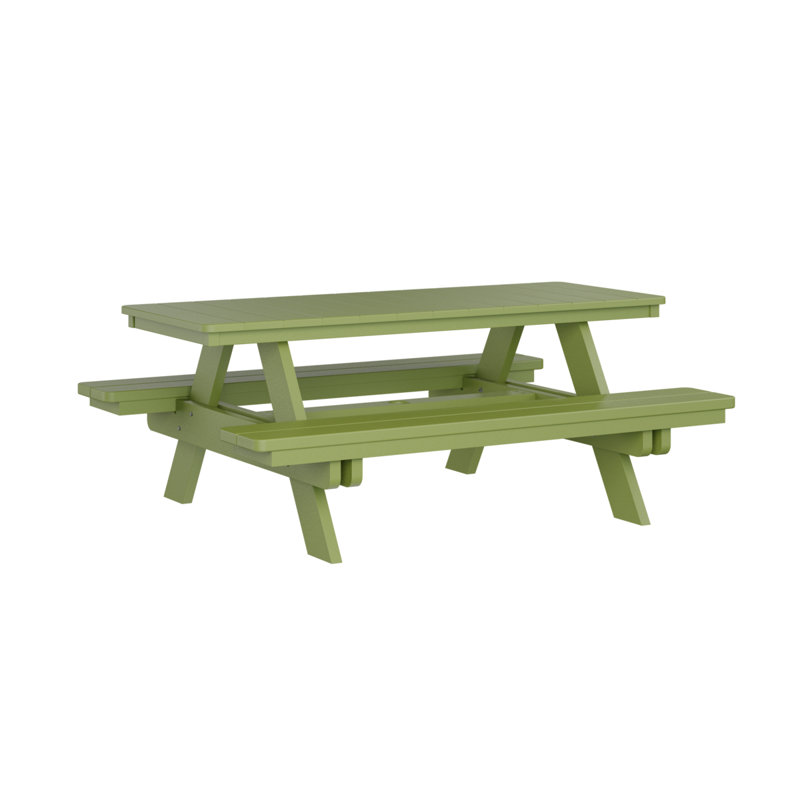 Table de pique-nique rectangulaire Berlin Gardens Ada, Vert kiwi