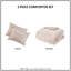 Ensemble d'édredon réversible en sherpa simple / simple TG-119417080-119417081