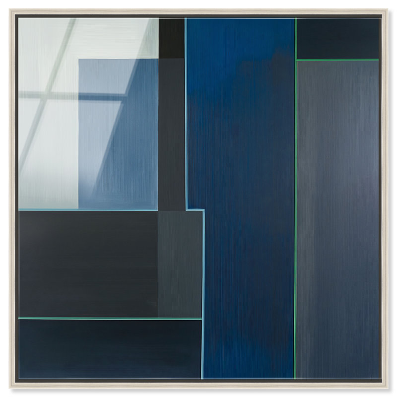 Desert Stillness II High-Gloss Frameless Acrylic Glass Wall Art Abstract Print by Oliver Gal, Ready to Hang, 12 x 12