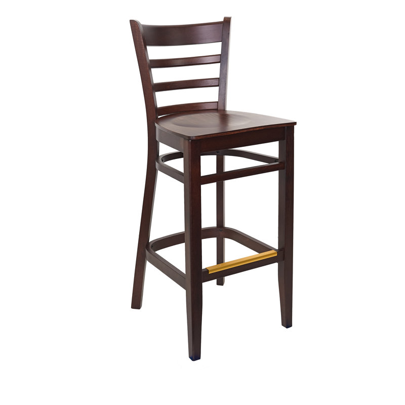 Tabouret de bar Berkeley, Noyer foncé