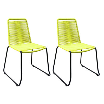 Davisha Outdoor Stacking Dining Side Chair