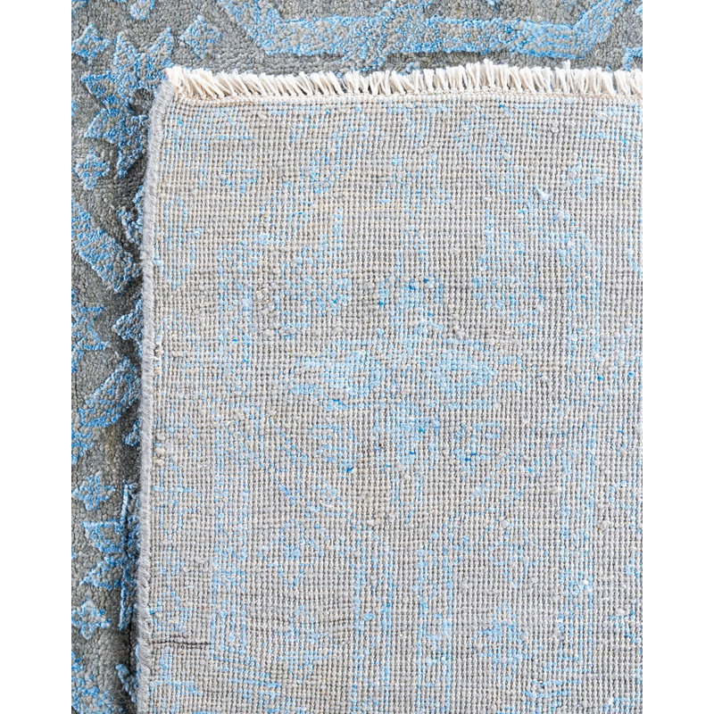 Overdyed One-of-a-Kind 9' 1" X 12' 2" Hand Knotted Area Rug