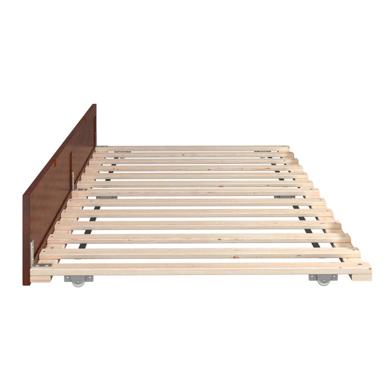 Lit gigogne, Lit jumeau extra long, Noyer