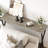 Entryway Table, Couch Table Behind Sofa,2-Tier Industrial Display Table with Shelves, Foyer Tables for Entryway, Foyer, Living Room, Bed Room