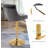 Jiar Swivel Upholstered Adjustable Height Counter Stool with Metal Frame,Gray Bar Stools -2082221039-2082304901