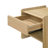 15.5‘’H Scandinavian Nightstand with Drawer and Open Shelf, Oak Wood Bedside Table with Tray Top-2100864630