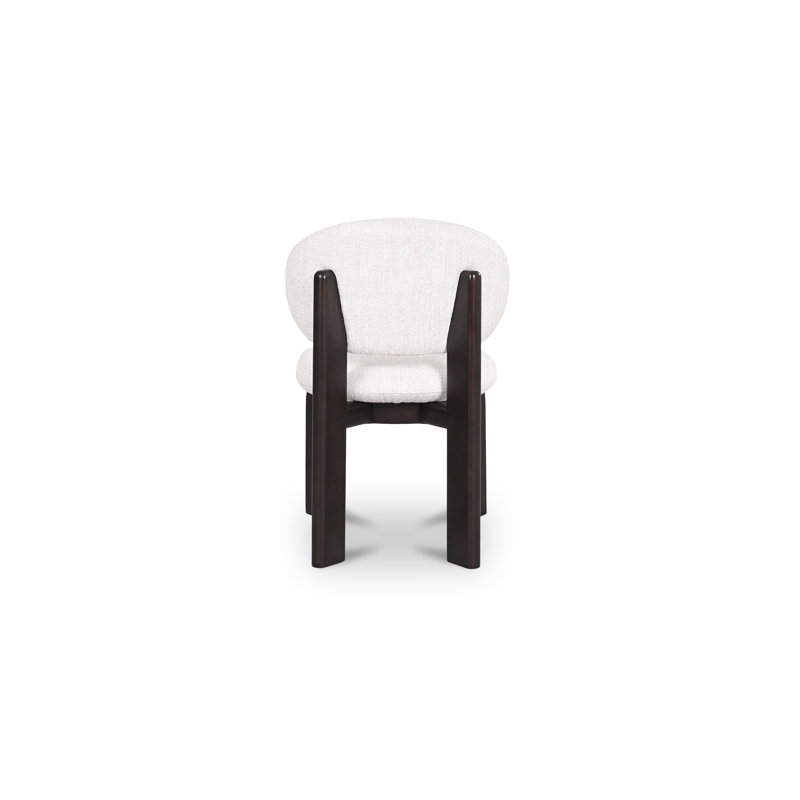 Sami Dining Chair Brown Set Of Two, White