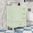 Modern Compact Freestanding Bathroom Vanity with Ceramic Sink, Soft-Close Door and Storage Drawers-1898497293