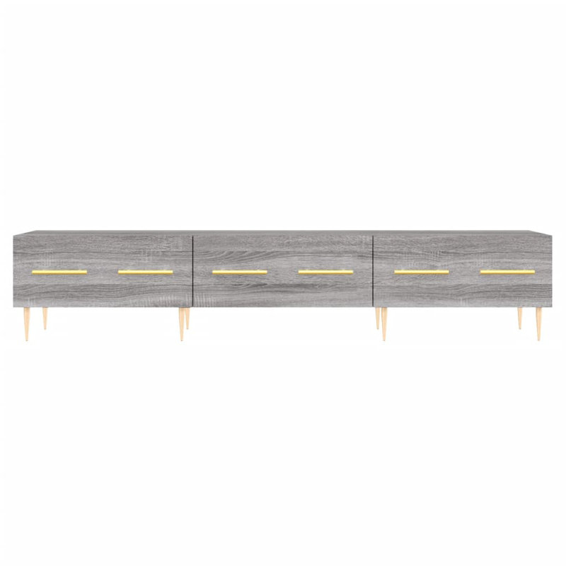 Meshia TV Stand for TVs up to 65", Grey Sonoma