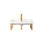 Boston Glossy White Resin Rectangular Wall Mount Bathroom Sink with Overflow