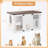 Cat litter box hosue With LED Light, Stairs and Cat Scratching Post
