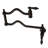 Kingston Brass Heritage Two-Handle 1-Hole Wall Mount Pot Filler Faucet-50385953
