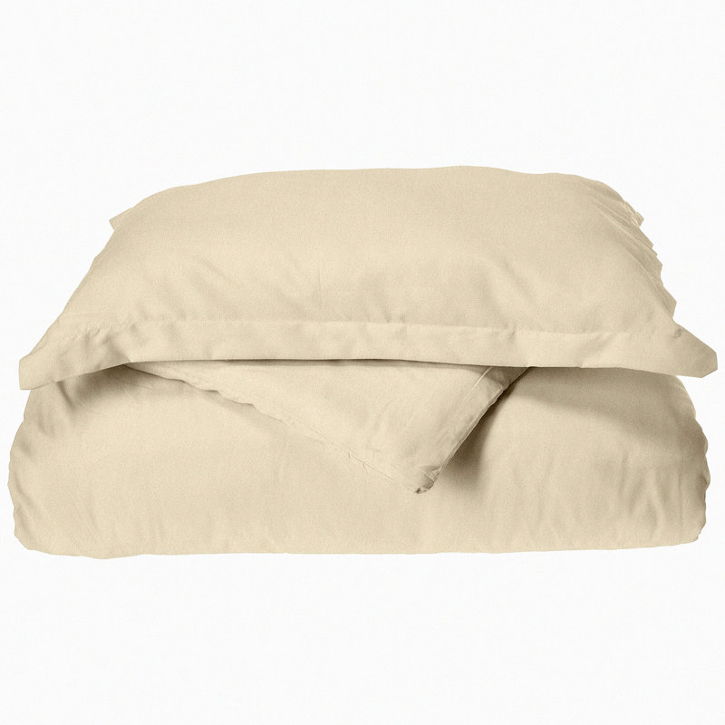 Luxury Premier Softest Duvet Cover Set - Coziest 1500 Hotel Quality Super Soft Wrinkle Free 3-Piece Cali Cream - Best Ever