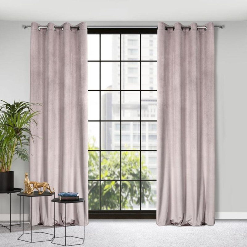 Blackout Curtain Single Panel, Powder