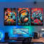 Framed Wall Art on Canvas-423397552