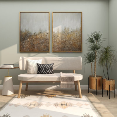 Ensemble de 2 pots de fleurs en métal à découpes pour l'intérieur et l'extérieur