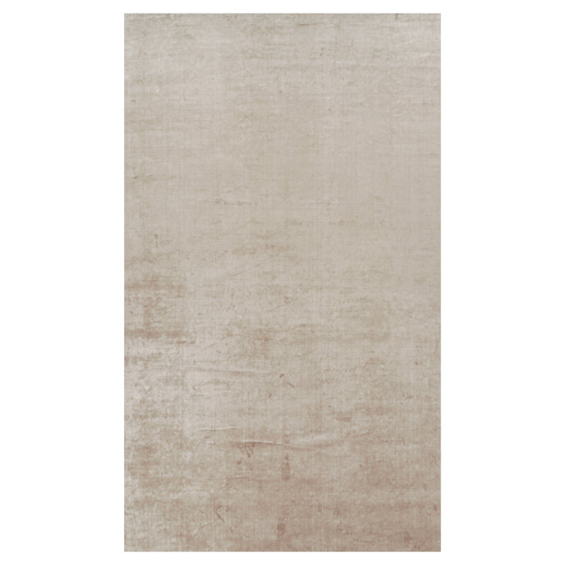 Textural Hand Knotted Cotton Area Rug