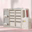 Boîte de rangement de jouets en forme de train, organisateur de meubles de rangement pour salle de jeux pour enfants