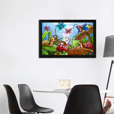 Cartoon Bugs - Print on Canvas