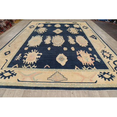 One-of-a-Kind 9'10" X 13'4" New Age Wool Area Rug in