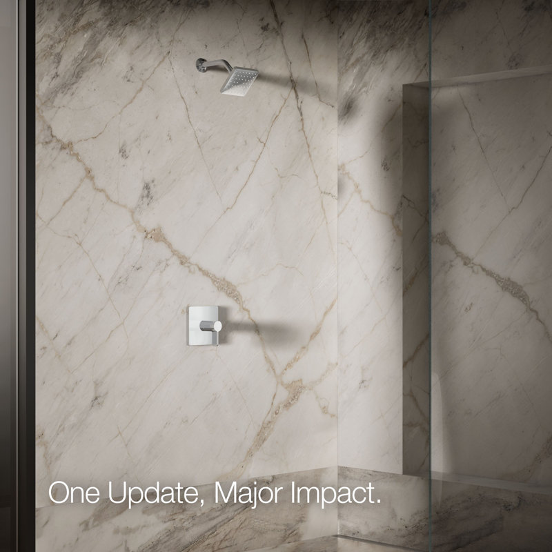 Parallel Single-Function Showerhead, 1.25 Gpm, Polished Chrome
