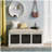 Rustic Storage Bench with 3 Removable Classic Rattan Basket , Entryway Bench with Removable Cushion -1632305575