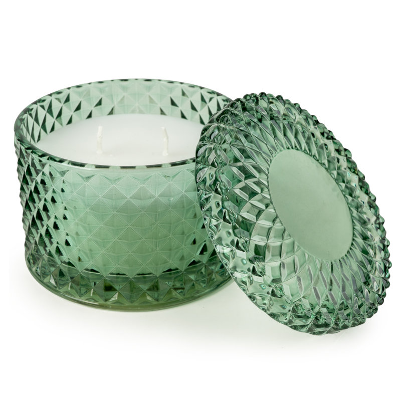 Fresh Scented Novelty Candle with Glass Holder