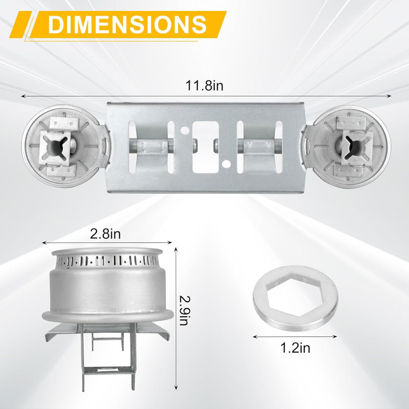 Ensemble de remplacement de cuisinière à gaz à double brûleur pour poêles GE, Kenmore et Hotpoint