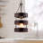 Luminaire suspendu cylindrique 1 lumière