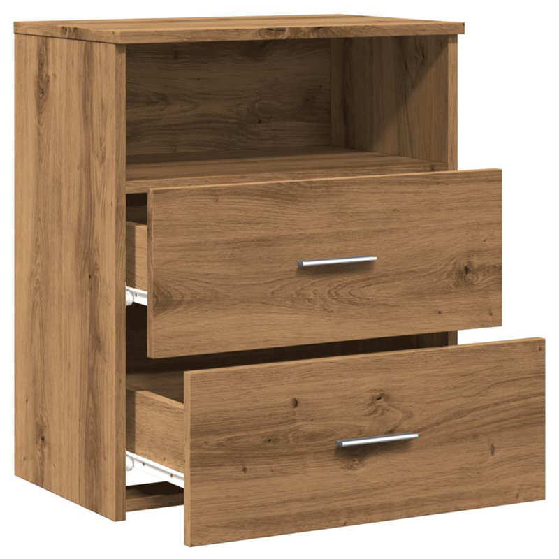 Bedside Table, Artisan Oak