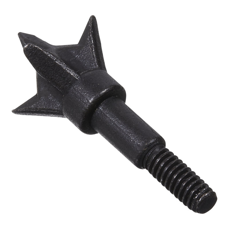 Titan Thrasher Small Game Archery Head Point, 100-Grains, 3-Pack, Black