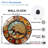 Decorative Hedgehog Wall Clock for Home Decor Art - 12'' Modern Glass Wall Clock