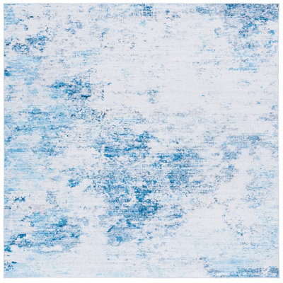 Zayd Performance Machine Washable Abstract Rug