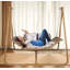 Chaise balançoire double avec support Sesalie