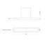 Covina 1 - Light LED Pendant-64112338-64112339