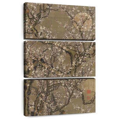Harnek White Plum Blossoms And Moon