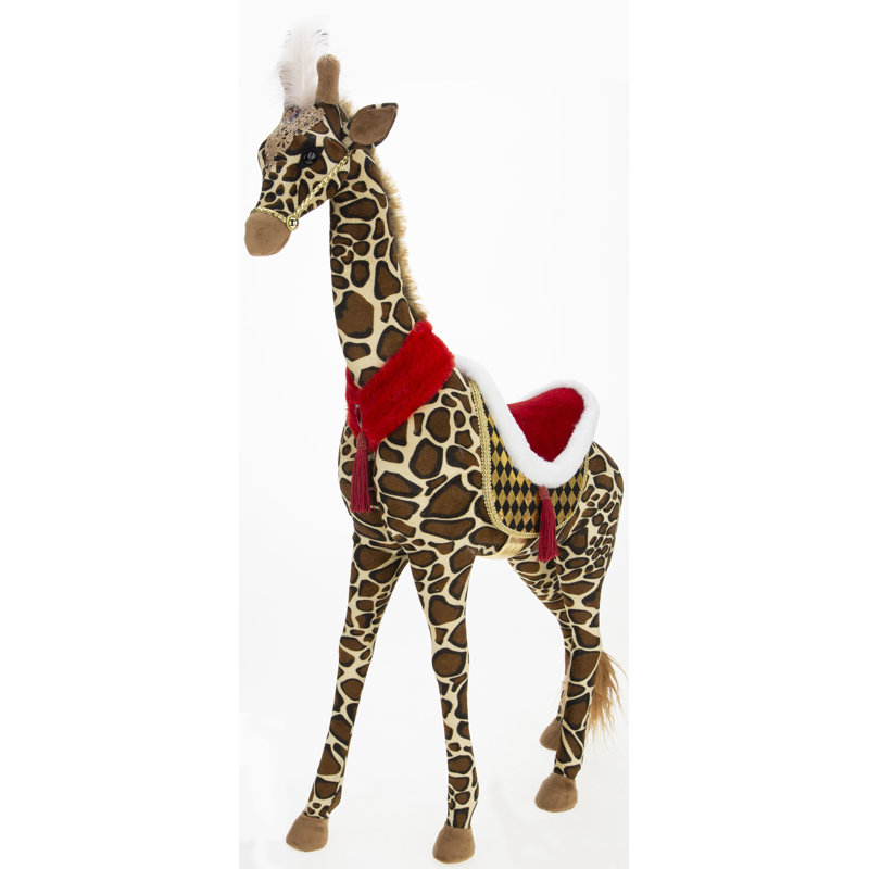 Girafe avec selle - 37 pouces