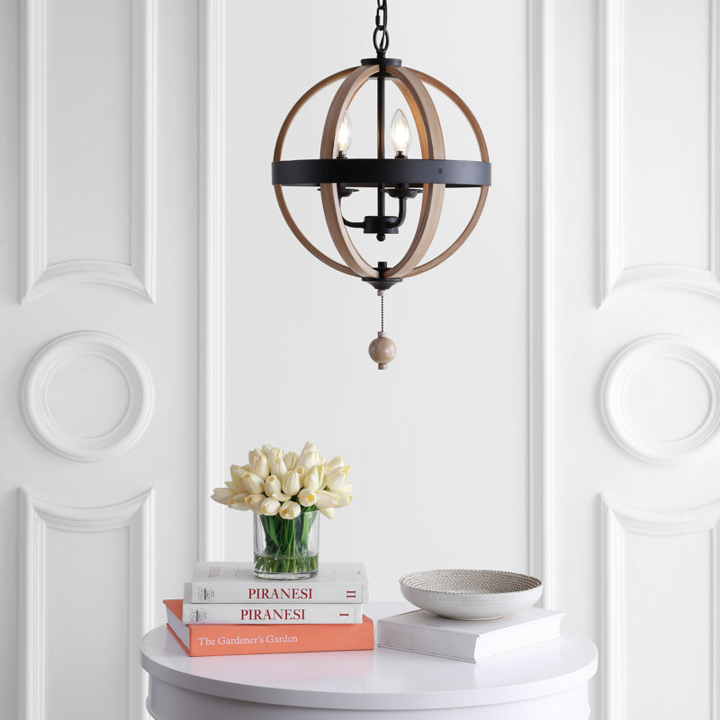 Luminaire suspendu sphère 3 lumières Cauthen