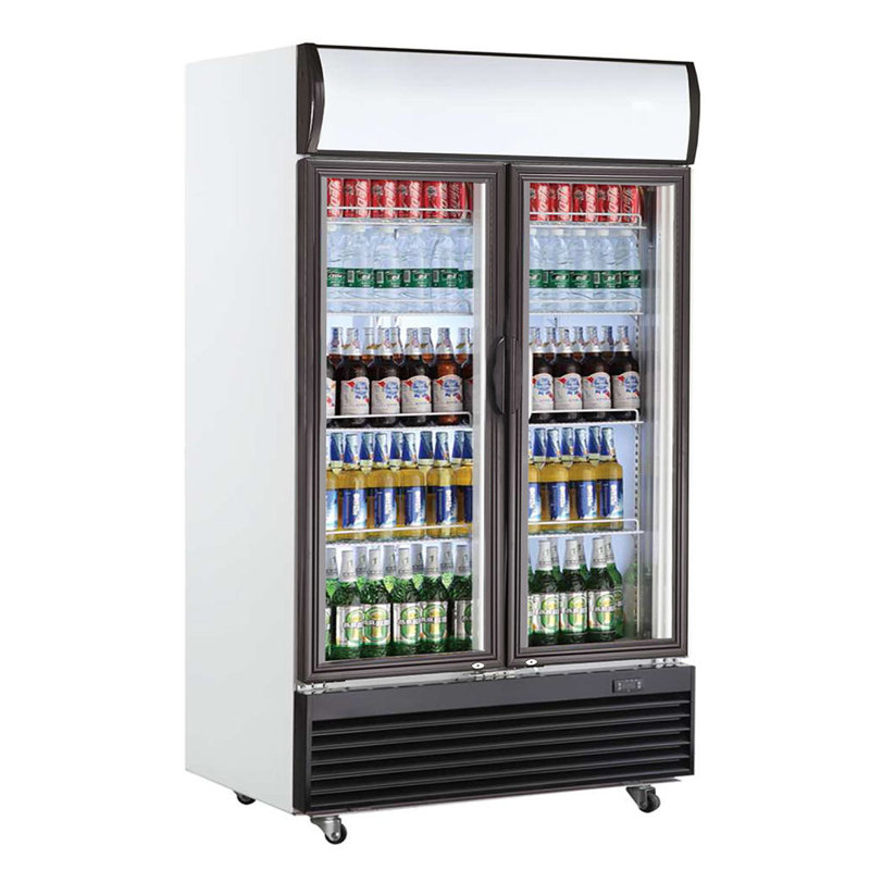 Cooler Depot 48'' W Freestanding 100 Cans (12 oz.) Beverage Cooler with Glass Door