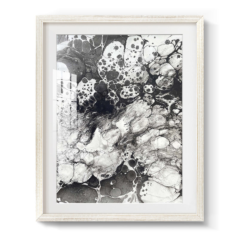 Marbrage - impression encadrée, H 28,5 po x l 20,5 po