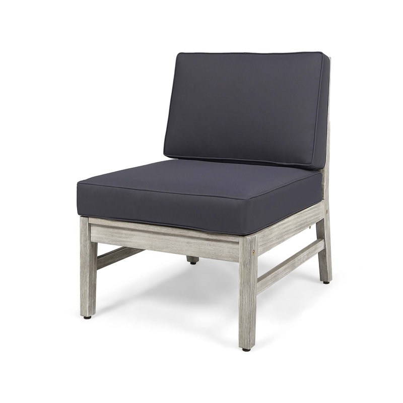 Fauteuil Perla, Gris, Gris foncé