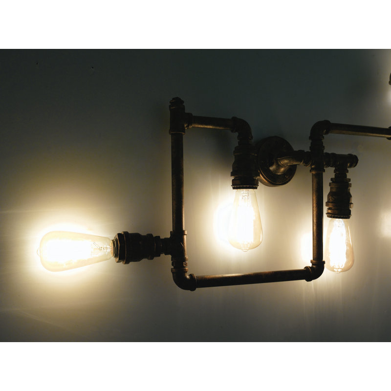 Benjamin Steel Flush Mounted Sconce